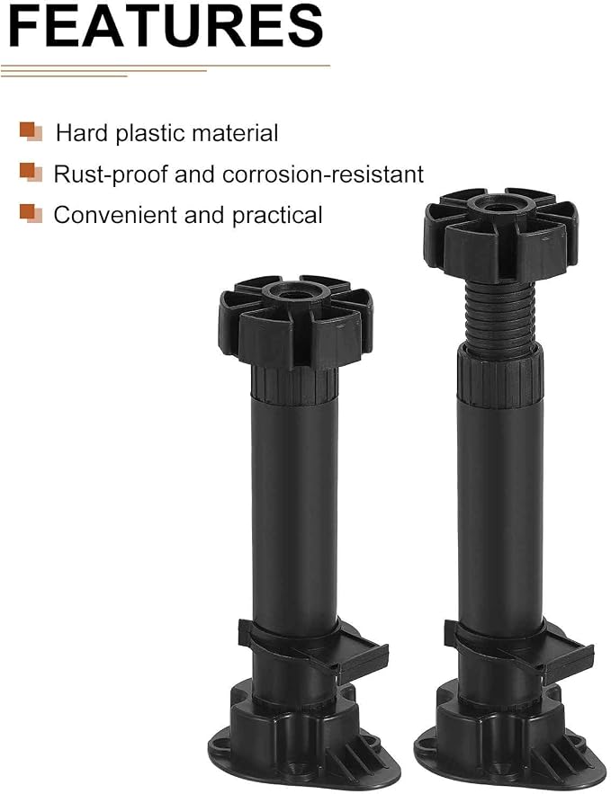 150x46mm Adjustable Leveling Feet - Image 3