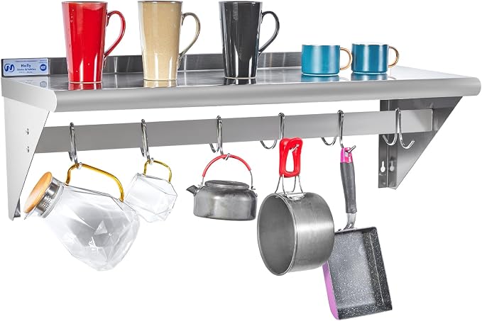 Hally Stainless Steel Shelf by HallySinksTablesH