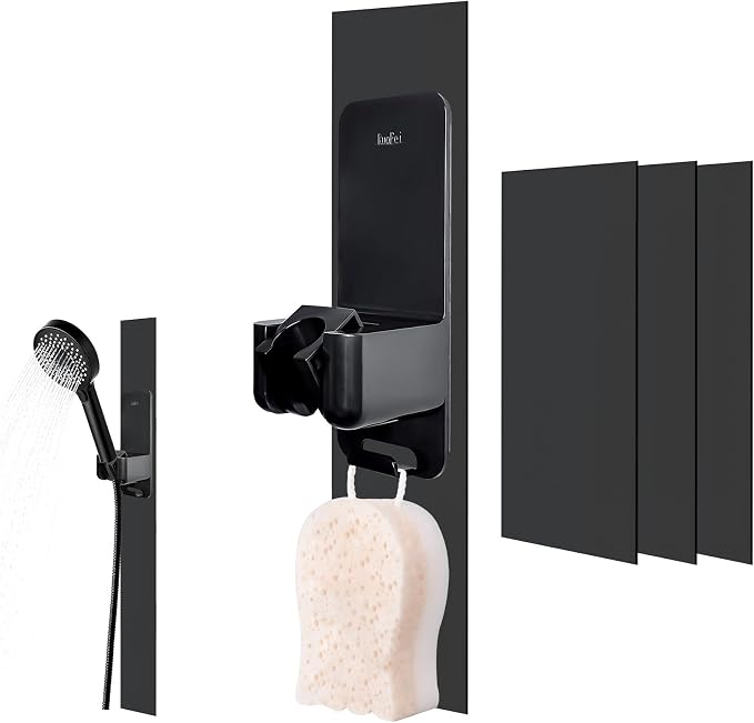 Modular Magnetic Handheld Shower Holder, 5-Section Customizable Sliding Rail by Unknown