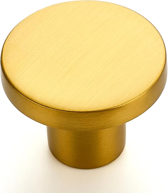 Ravinte 35 Pack Cabinet Knobs Gold Kitchen Cabinet Knobs Round Dresser Drawer by Ravinte