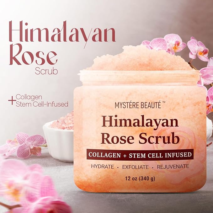 Himalayan Salt Body Scrub 12 oz each Twin Pack - Image 7