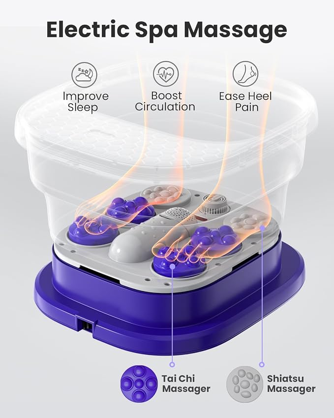 Puboo Collapsible Foot Spa Bath Massager - Image 3