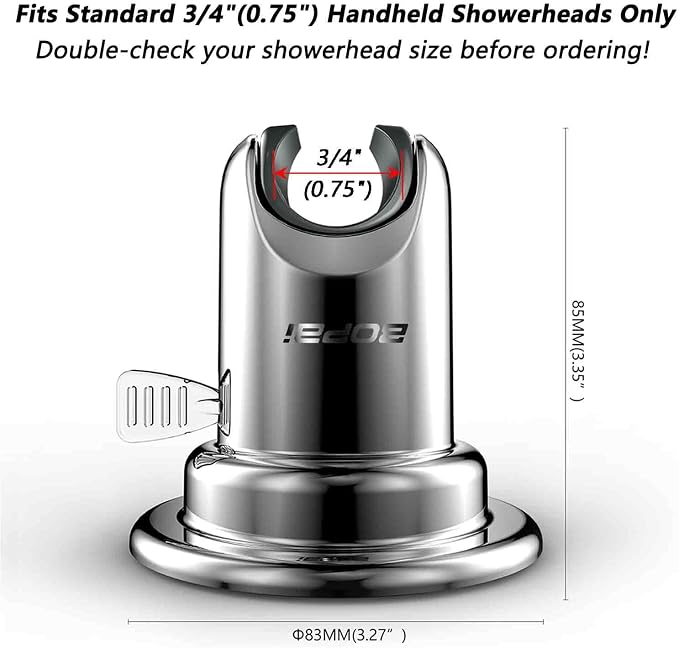 BOPai Suction Cup Shower Head Holder - Image 6