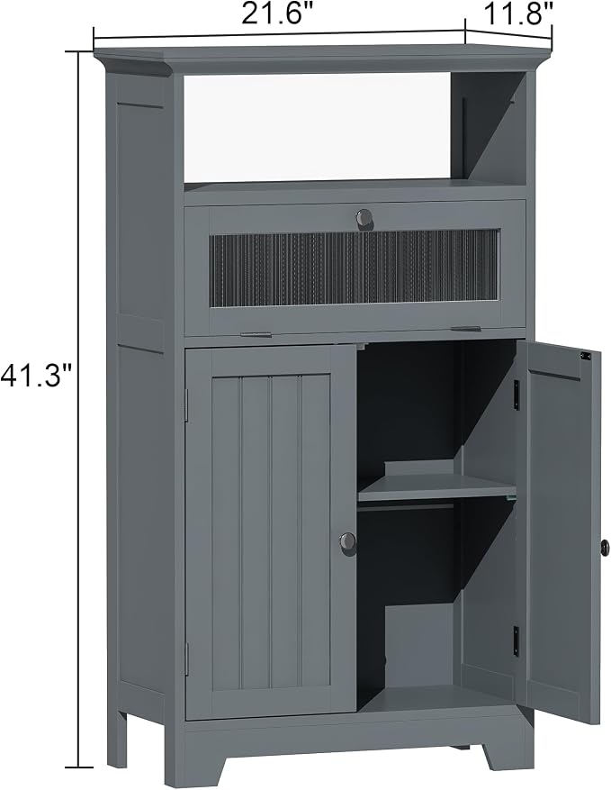 ChooChoo Bathroom Floor Storage Cabinet - Image 3