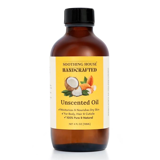 Almond Coconut Unscented Moisturizing Body Oil - Image 2