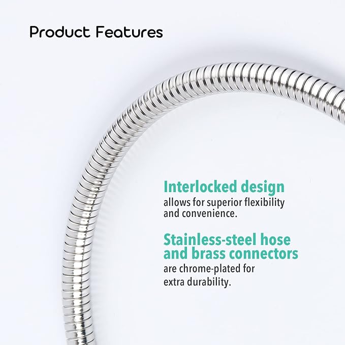 Shower Hose for Barumi Handheld Showerhead - Image 4