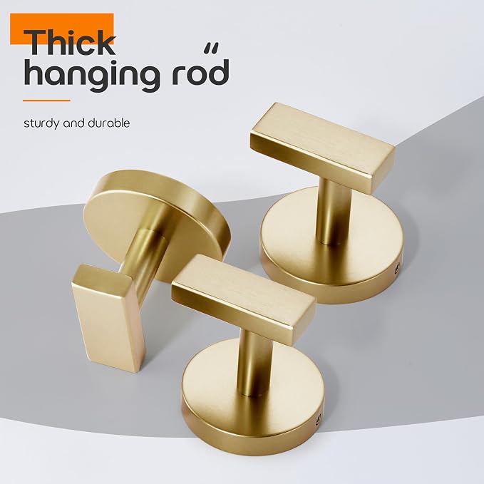 Robe Hook Bath Towel Hooks Stainless Steel Wall Hooks - Image 7