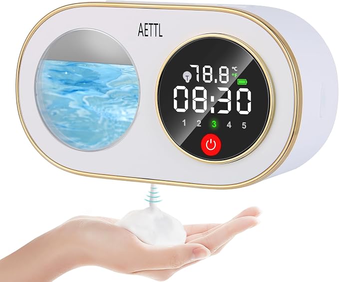Touchless Automatic Foaming Hand Soap Dispenser Wall Mount, Kitchen Bathroom by Unknown