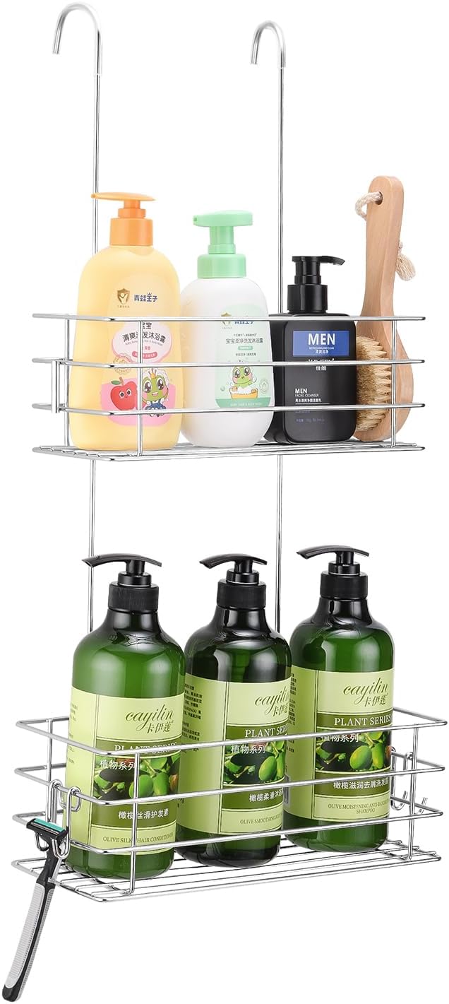 Hanging Shower Rack Shower Caddy by Seltomer