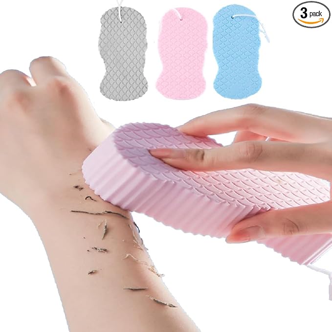 3 PCS Magic Exfoliating Bath Sponge, 3D Super Soft Exfoliating Bath Sponge by MULPG