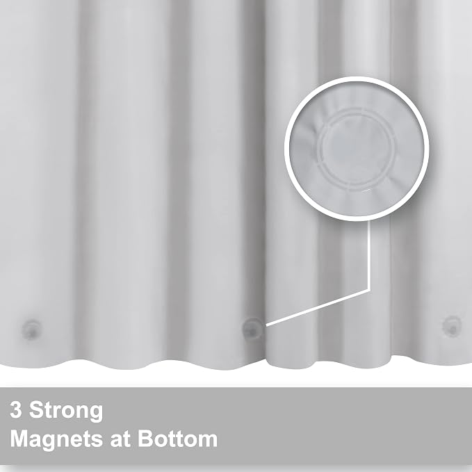 Barossa Design Extra Long Shower Curtain Liner - Image 2