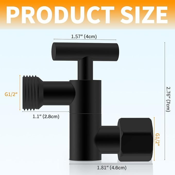 All Metal Shower Head Elbow Adapter, Adjustable Shower Head Extension Adapter - Image 5