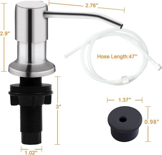 Sink Soap Dispenser, Kichen SoapDispenser, Under Sink Soap Dispenser Pump - Image 4