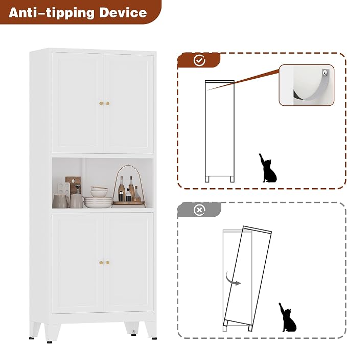 Metal Storage Cabinet, Home Office - Image 7