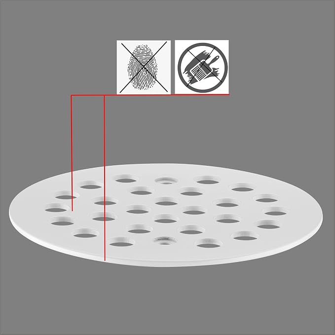 4-1/4Inch Screw-in Shower Drain Cover Replacement Floor Strainer - Image 4