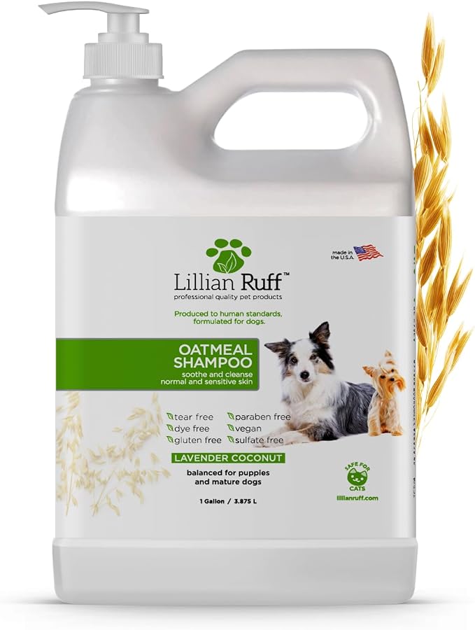 Lillian Ruff PRO Formula Deodorizing Oatmeal Dog Shampoo by LillianRuff