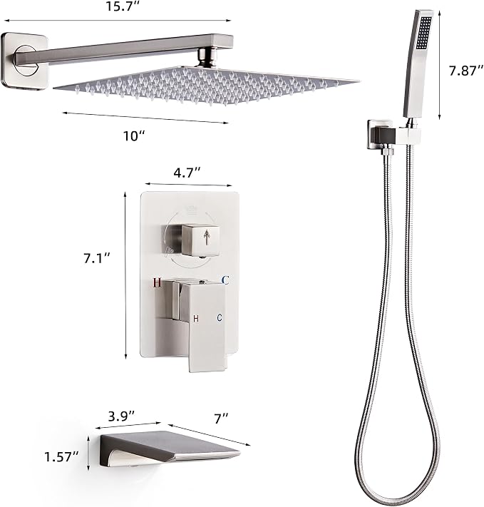 Shower Faucet Set Complete - Image 6