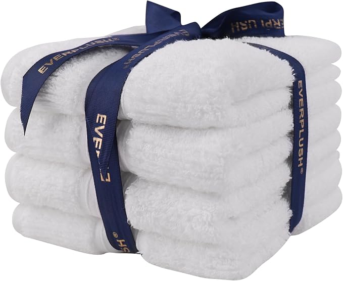 Everplush Youth Style Hand Towel 4-Pack by Everplush