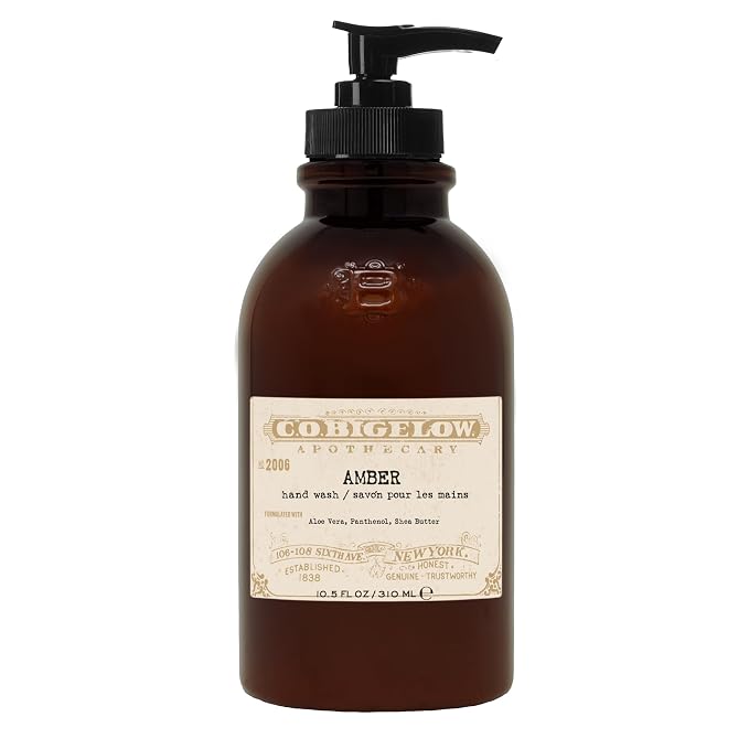 C.O. Bigelow Iconic Collection Amber Hand Wash, Scented Hand Soap by COBigelow