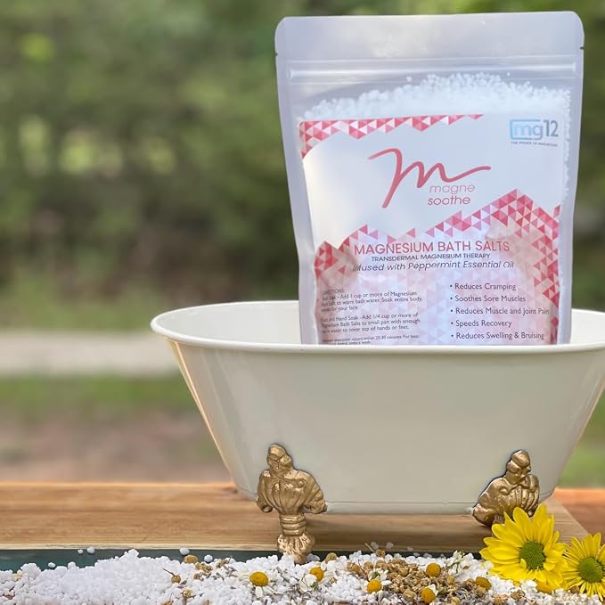 5.5lb MagneSoothe Peppermint Magnesium Bath Salt - Image 2