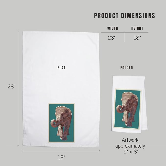 Asian Elephant, Letterpress - Image 5