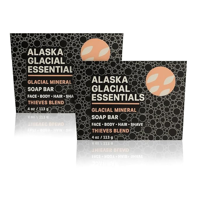 Alaska Glacial Cold-Process Mineral Clay Soap Bar made by AlaskaGlacialEssentials