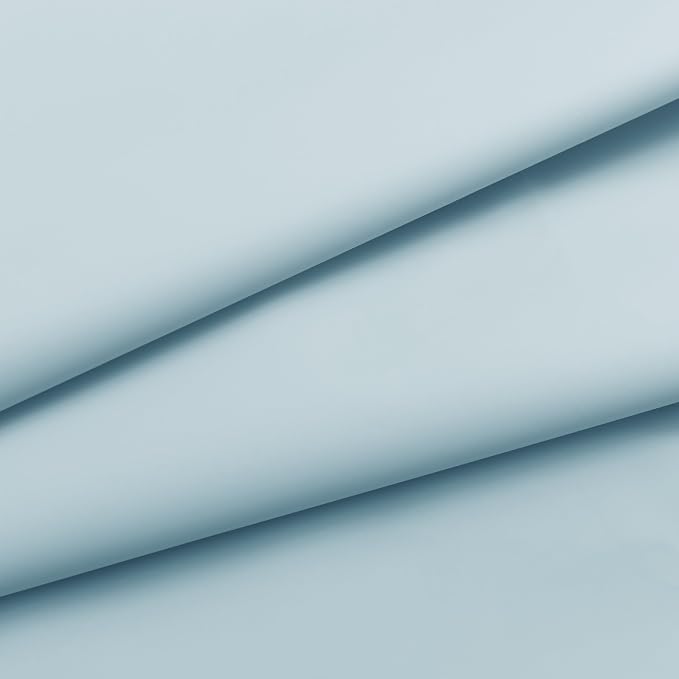 Light Blue Shower Curtain Liner - Image 4