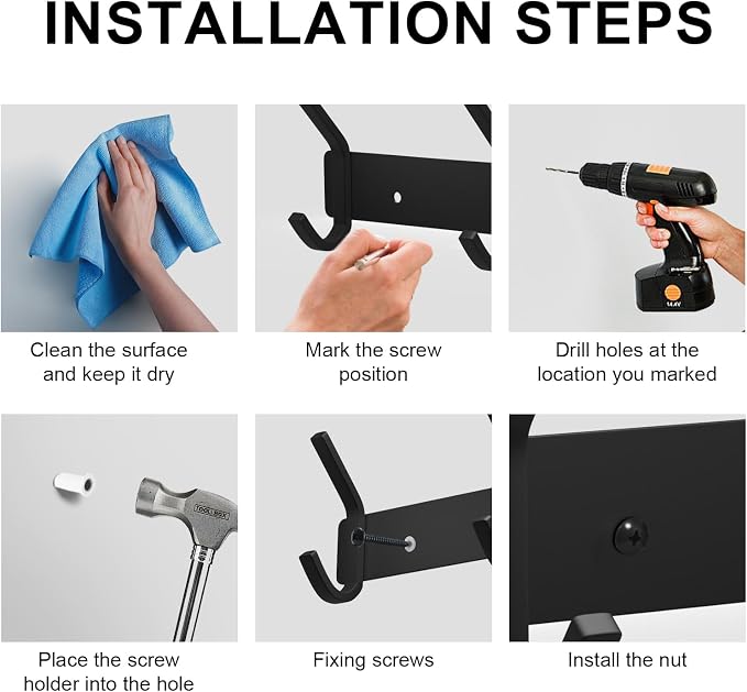 VAEHOLD Wall Hooks, Heavy Duty Aluminum Towel Hooks - Image 3