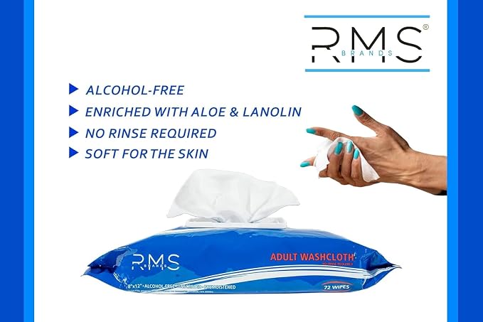 Disposable Adult Wet Wipes or Washcloths 8” X 12” Extra Soft Non-Irritating - Image 2