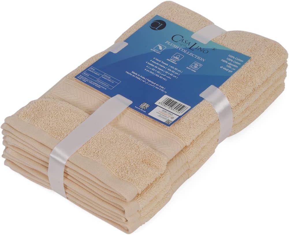 Casa Lino 100% Cotton Hand Towels - Image 7