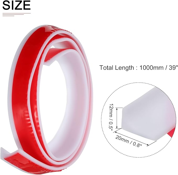39"x0.8"x0.5" Collapsible Shower Barrier Stopper - Image 2