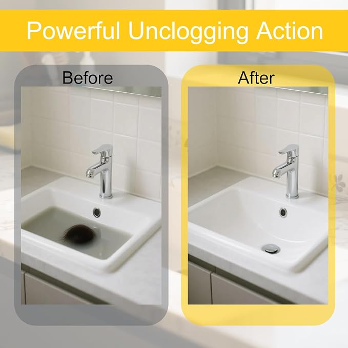Mini Sink Plunger with Short Handle, Drain Clog Remover Plungers - Image 5