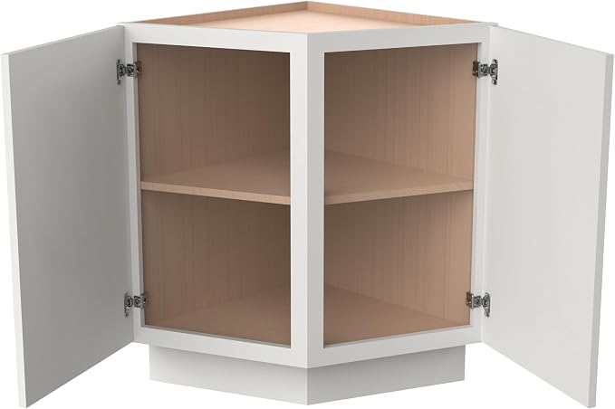 Corner Cabinet for Kitchen Bathroom, Solid Wood Frame - Image 5