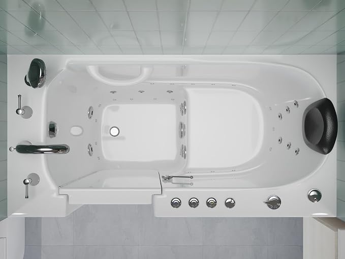 ANZZI Left Drain Walk-In Bathtub - Image 5