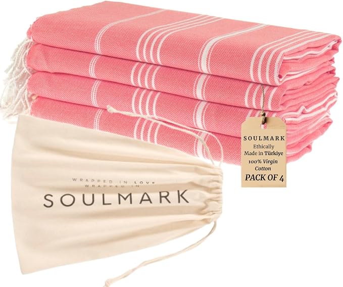 SOULMARK 100% Cotton Turkish Beach Towel by SOULMARK