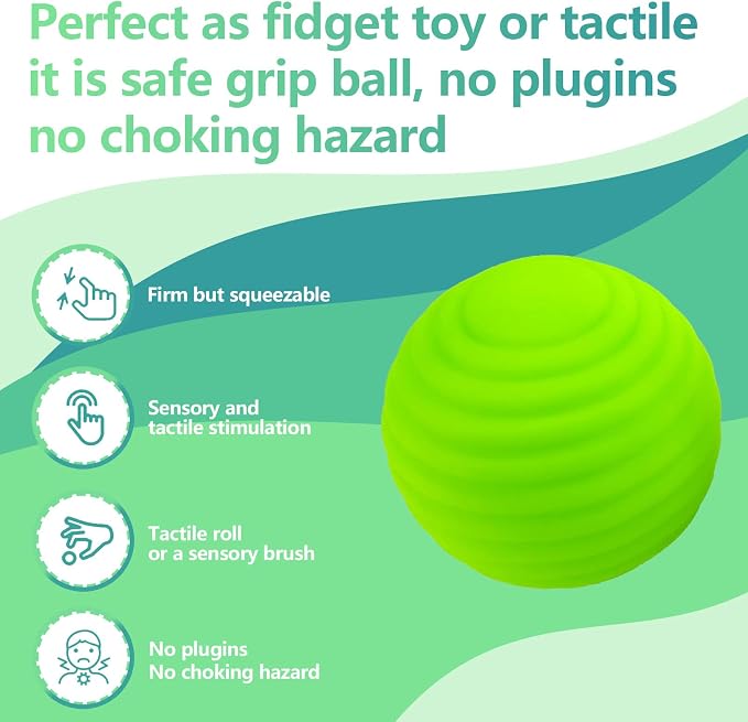 Sensory Ball for Babies 6 to 12 Months, Baby Balls for Toddlers 1-3 Massage - Image 8