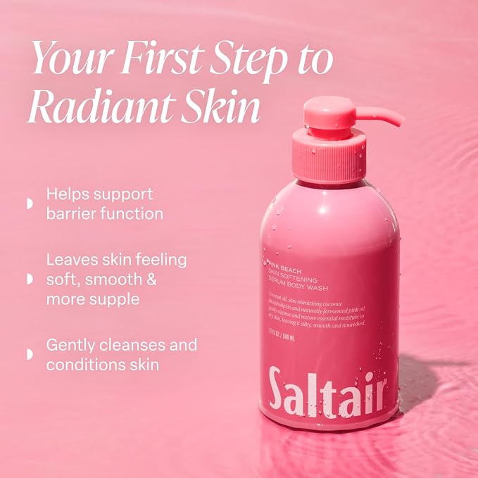 Saltair Body Wash, Cruelty-Free, Paraben-Free. 2x 17oz Pump Bottles - Image 2