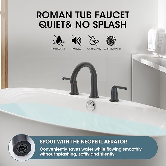 High Flow Roman Tub Faucet - Image 3