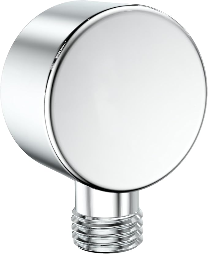 HammerHead Showers Solid Metal Drop Ell Wall Mount Elbow, 1/2" Shower Hose by HammerHeadShowers