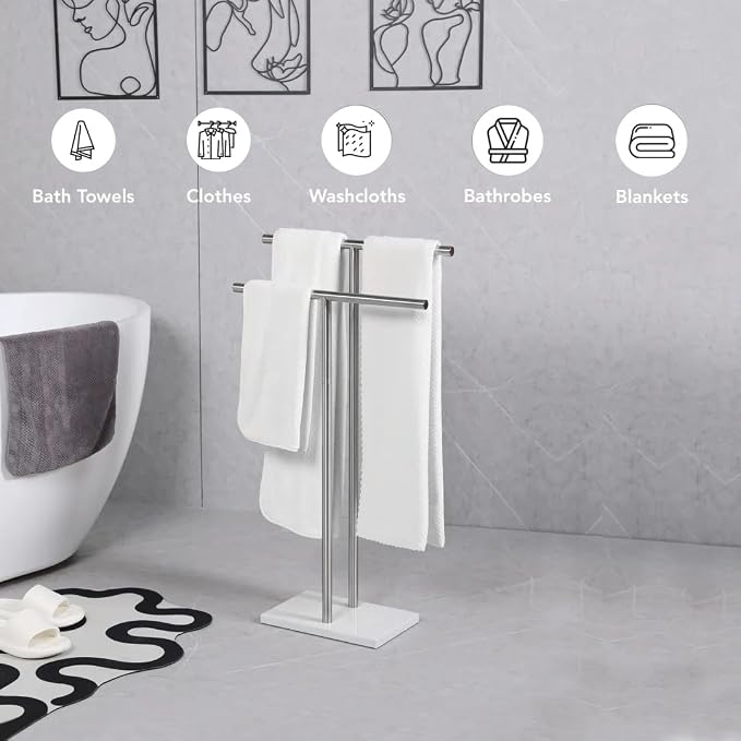 Free Standing Towel Rack for Bathroom - Image 2