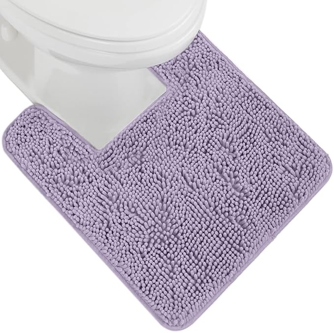GORILLA GRIP Plush Absorbent Shaggy Chenille Bath Rug Mat by GorillaGrip