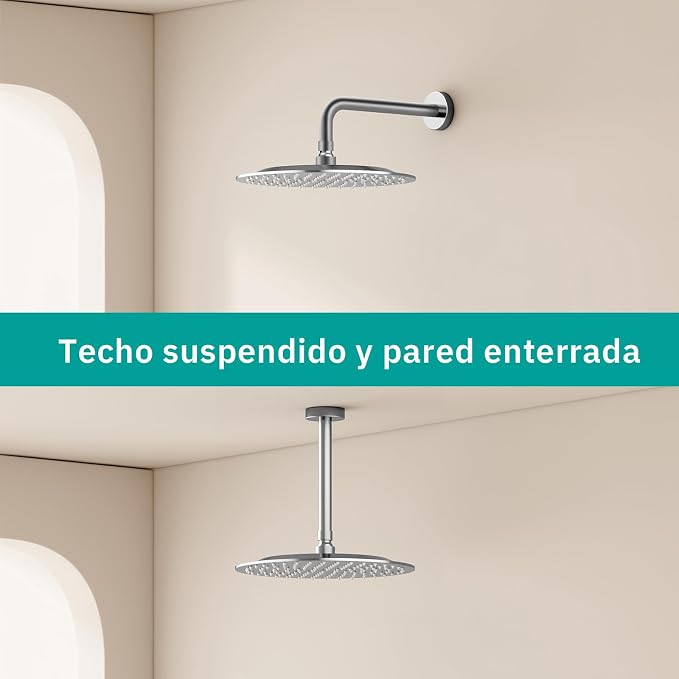 All Metal Rain Shower Head - Image 8