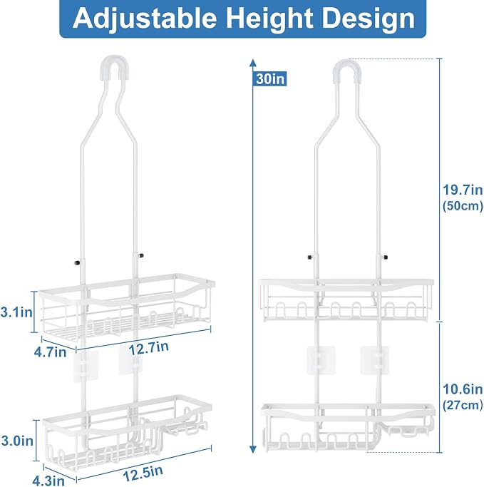 Upgraded Extended Length Shower Organizer - Image 3