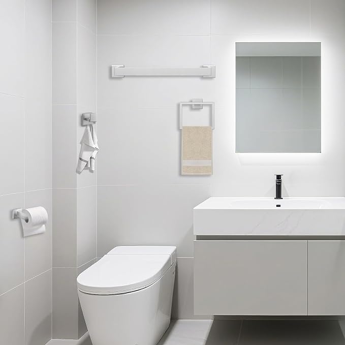 5 Piece Bathroom Towel Bar Set - Image 5