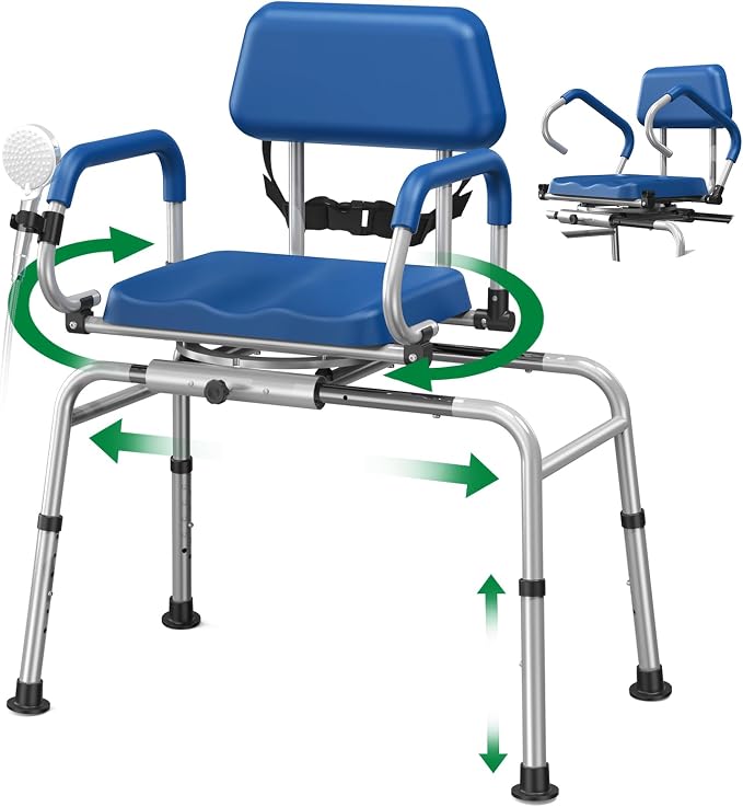 FSA/HSA Eligible Sliding Shower Chair Tub Transfer Bench by Loyoda
