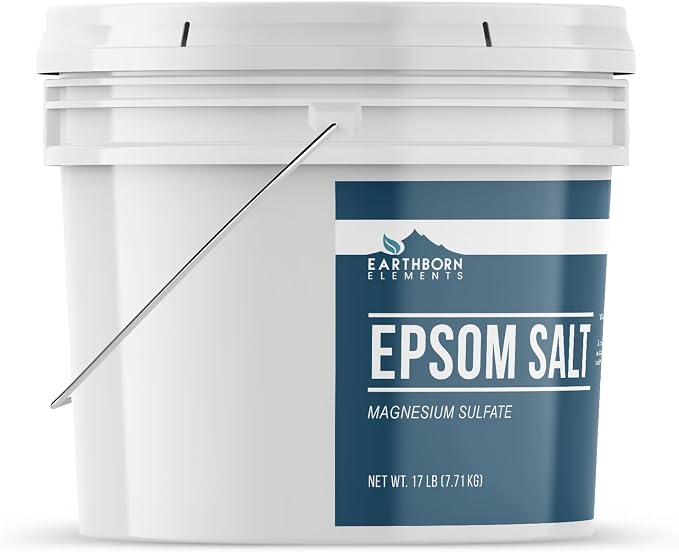 Earthborn Elements Epsom Salt 2 Gallon Bucket, Magnesium Sulfate, Soaking - Image 2