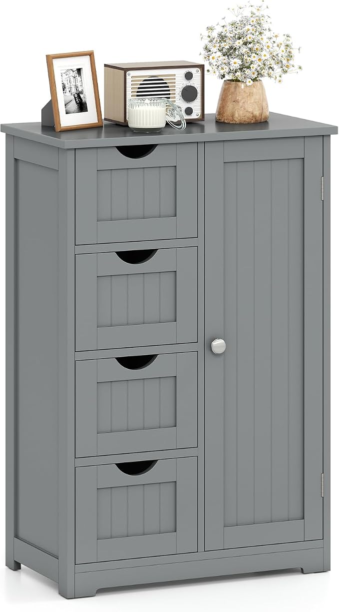 Giantex Bathroom Cabinet, Freestanding Storage Cabinet by Giantex