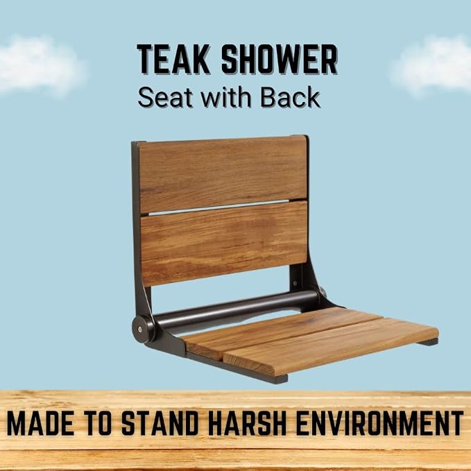 Folding Shower Seat Wall Mounted - Image 5