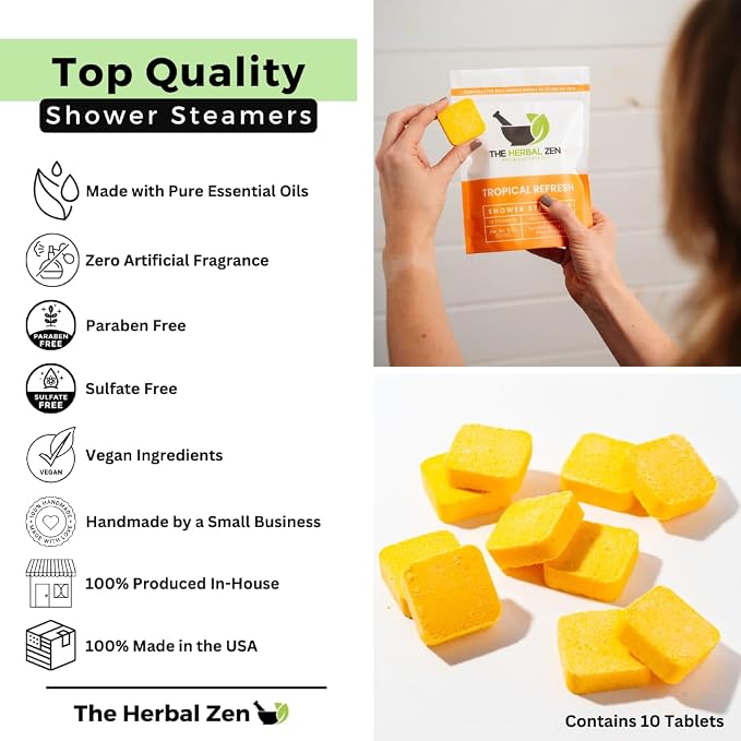 Tropical Refresh Shower Steamers Aromatherapy - Image 3