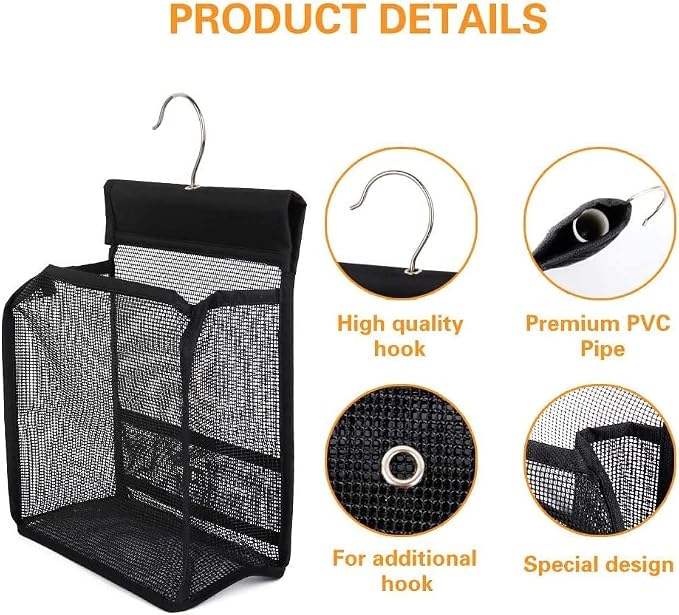 Hanging Mesh Shower Caddy College - Image 2